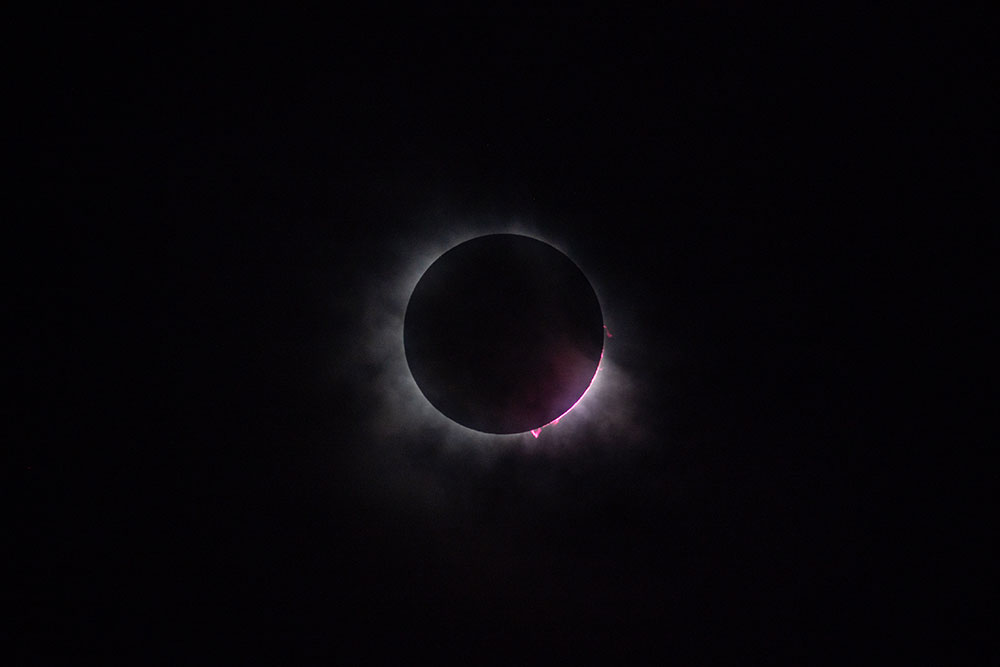 Julia Icenogle photo of the April 8, 2024 total solar eclipse